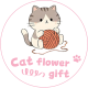 cat flower gift packaging