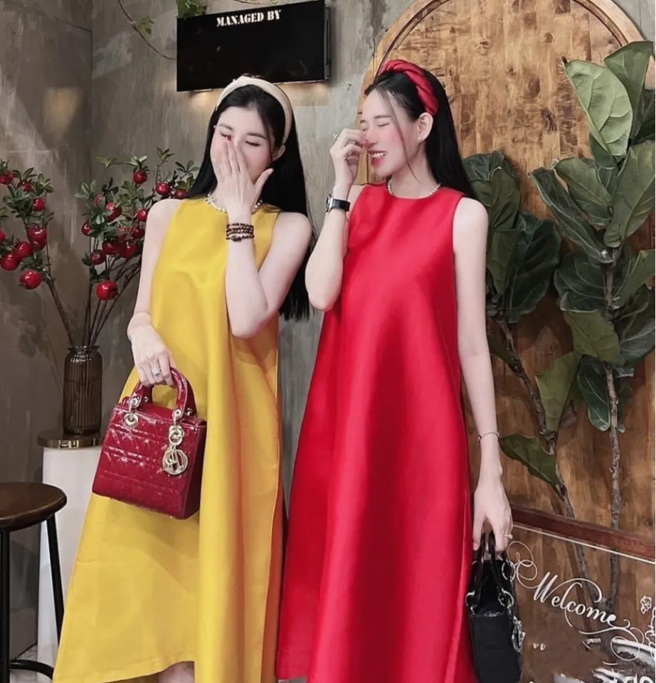 Set yếm suông dáng dài thời trang Hàn Quốc cao cấp giá sỉ, giá bán buôn -  Thị Trường Sỉ