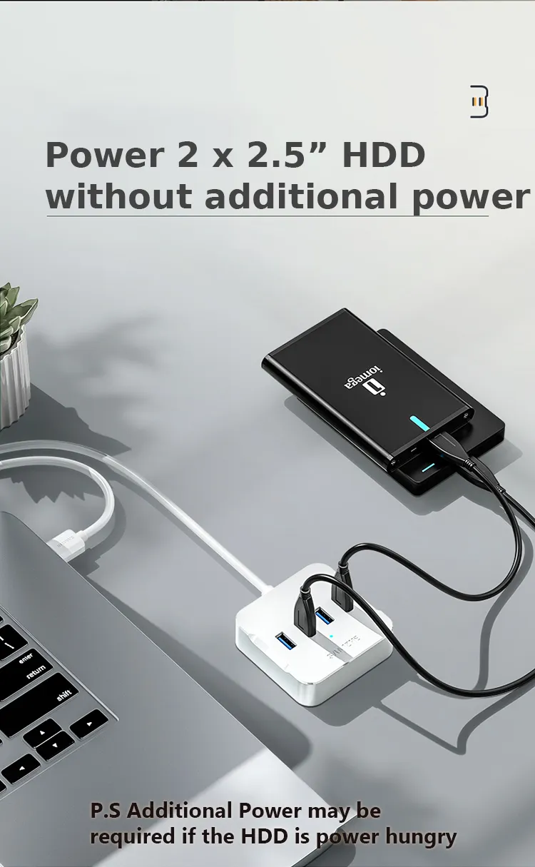 <div>1. Add 4 USB 3.0 ports to your PC;</div> <div>2. Backward Compatible to USB 2.0 and USB 1.1;</div> <div>3. Transfer rates of up to 5Gbps- 10X faster than USB 2.0;</div> <div>4. Plug-and-Play, hot-swap compliant.</div> <div data-spm-anchor-id="a2o42.pdp_revamp.product_detail.i2.2f7e4395OrPz13">5. Micro Usb Port for additional power.</div>