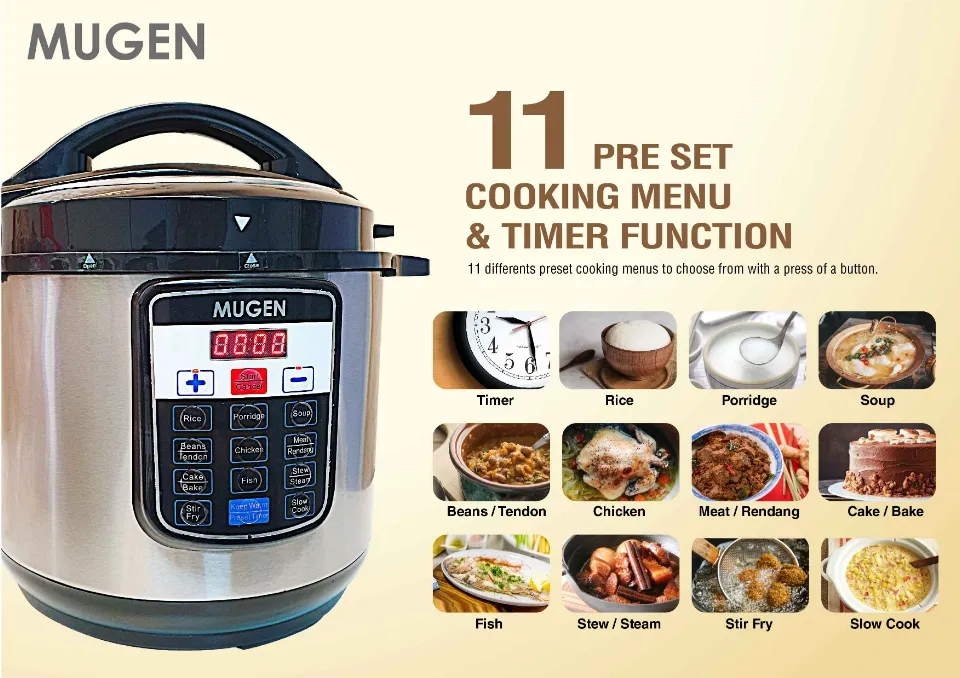 Mugen pressure cooker cj wow shop sale