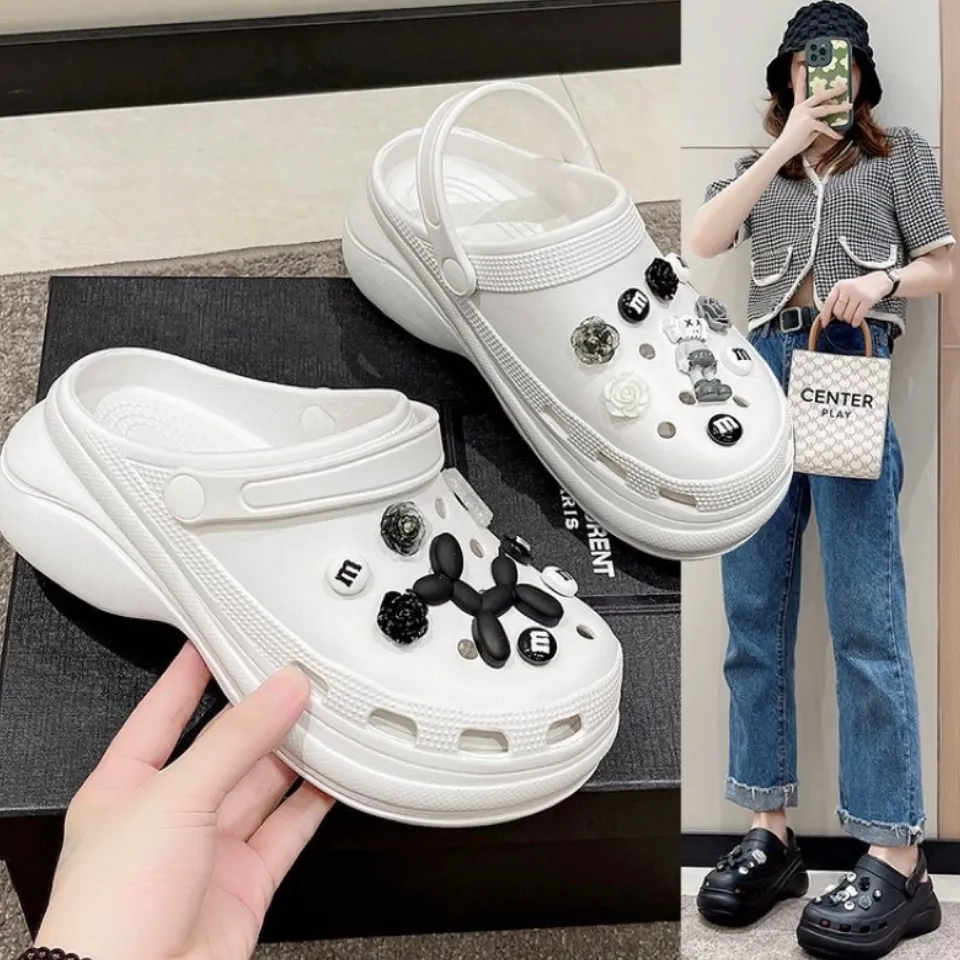 Dép Crocs De Cao 7cm