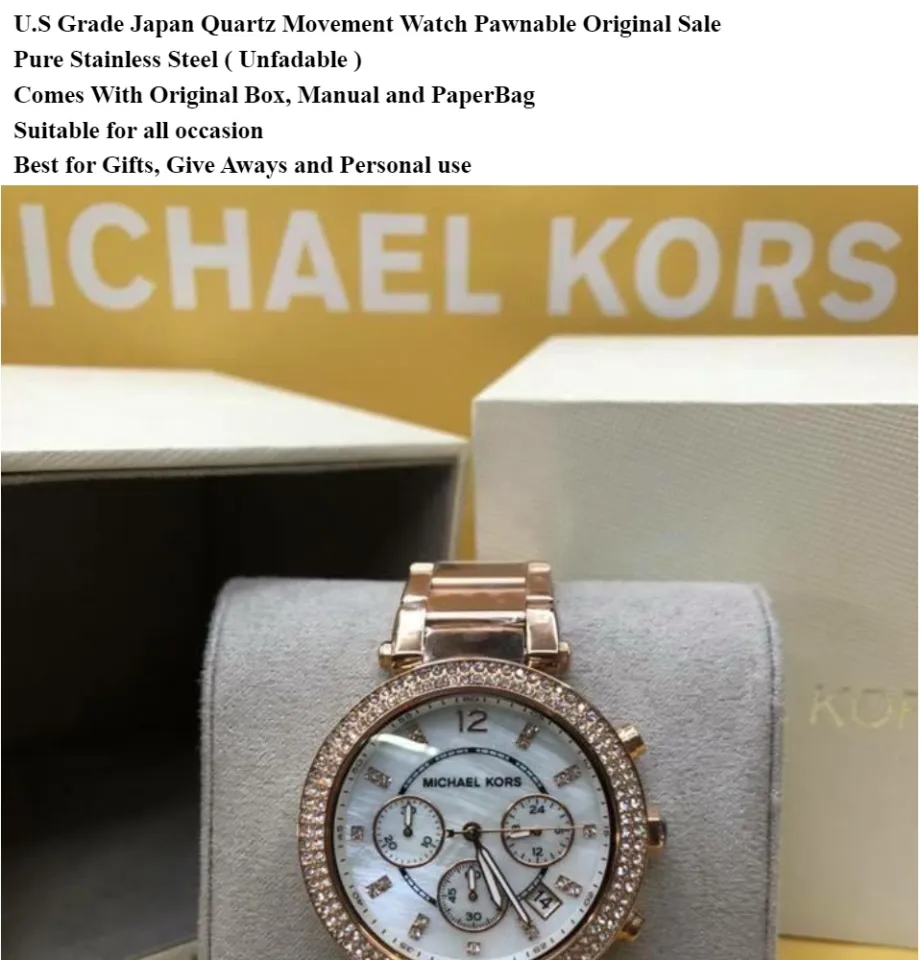 Michael Kors Parker MK5491 Women's Gold Stainless Steel Analog Dial Watch  VK719 | eBay