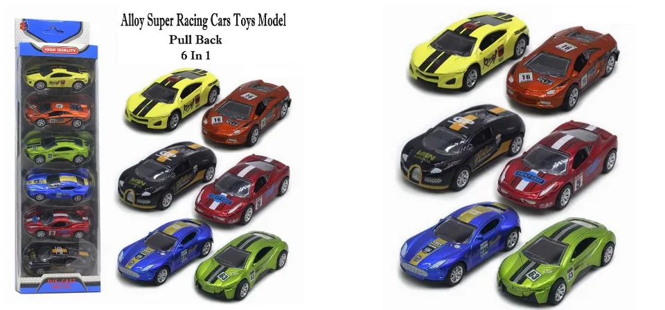 ALLOY CARS SUPER RACING WITH BLUE CLEAR CARRYING CASE 6 DIE CAST CARS u0026  OTHER A 海外 即決 - スキル、知識