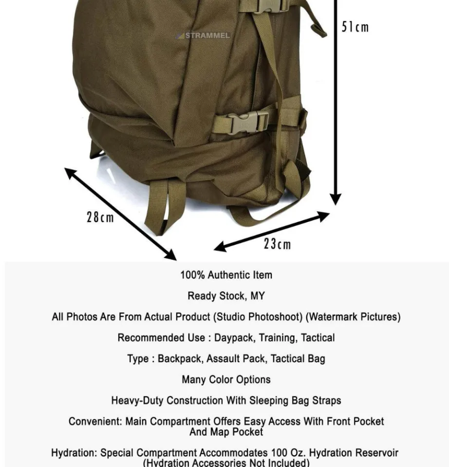 Tactical performance 3 outlet day pack