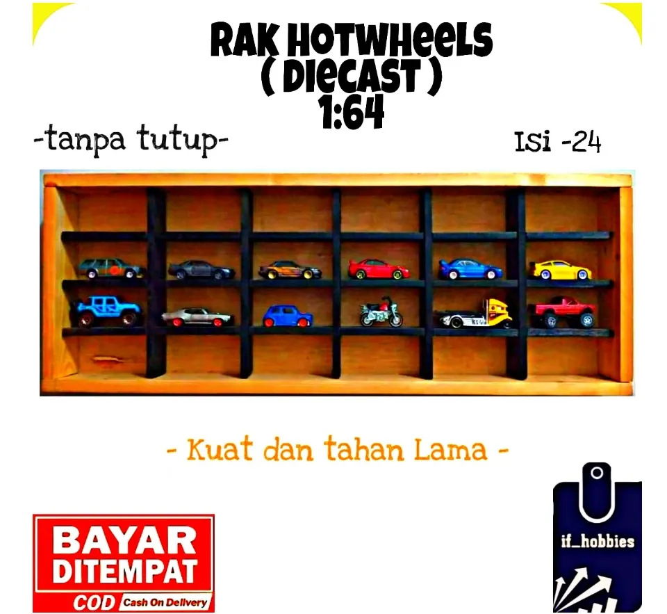 Rak hot wheels store murah