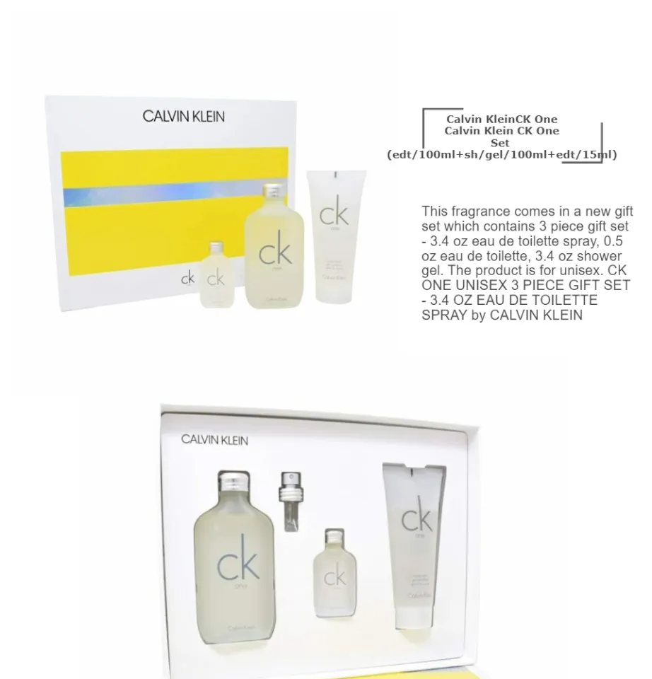Calvin KleinCK One Calvin Klein CK One Set (edt/100ml+sh/gel/100ml+edt/15ml)