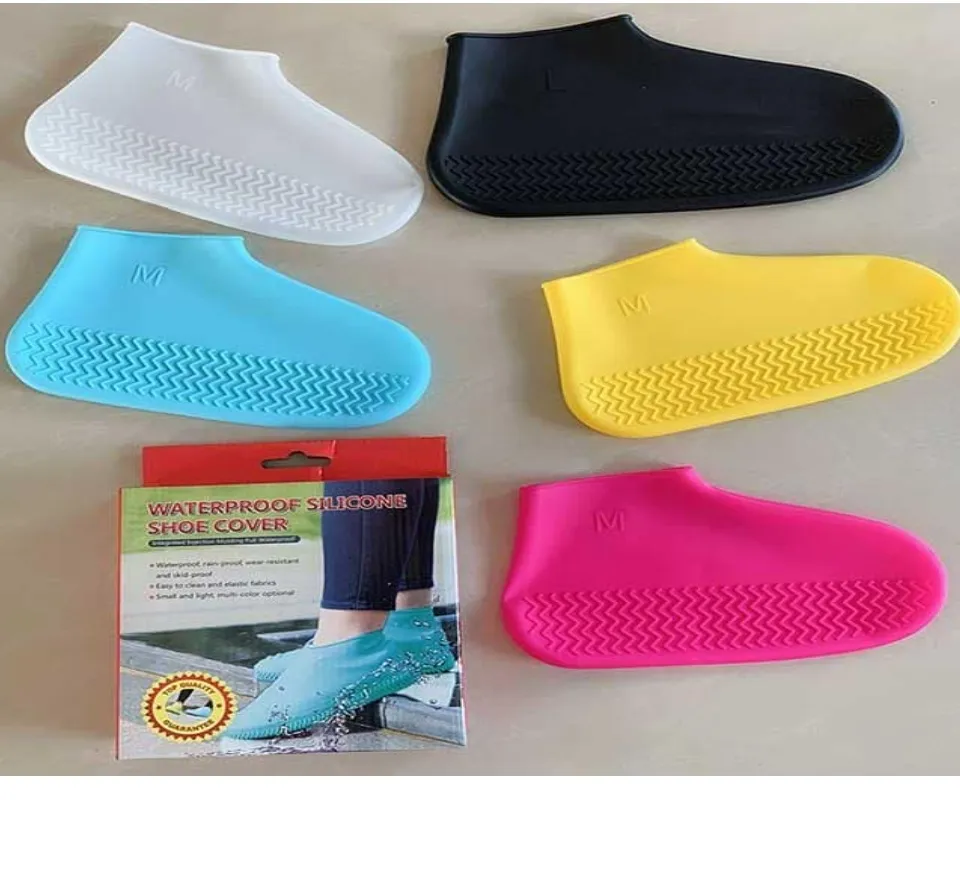 Rubber Silicon Waterproof Shoe Cover Rain Shoe Cover Silicone Rain