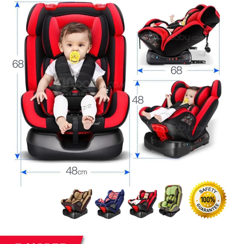 Carmind Convertible Baby Car Seats FREE 2 GIFTS Carmind Carseat Recline fully for newborn 5 years old 4 Level Adjustable Carseat Lazada