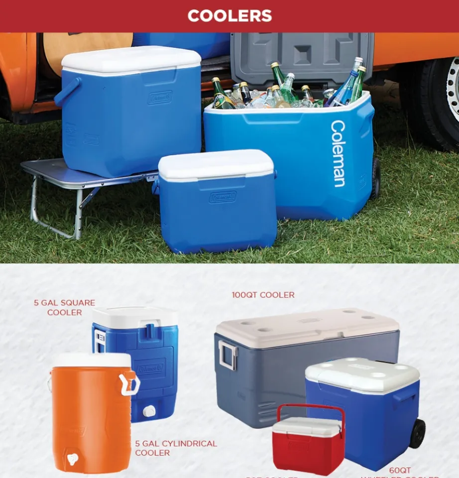 Coleman Quart Personal Cooler Hinged Lid (Camping Ice Box