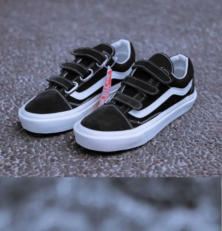 Sepatu Vans Old Skool Velcro Black Vans With Velcro Straps Jual
