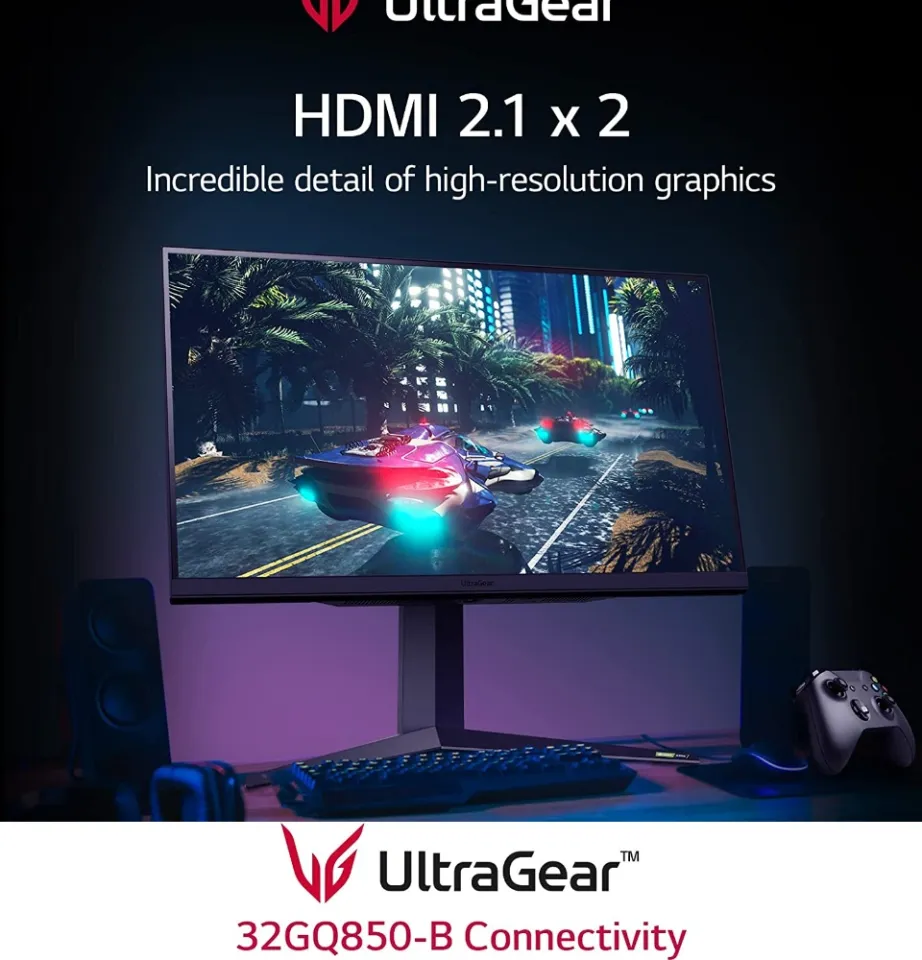 LG 32GQ950-B 32 Inch Ultragear UHD (3840 x 2160) Nano IPS