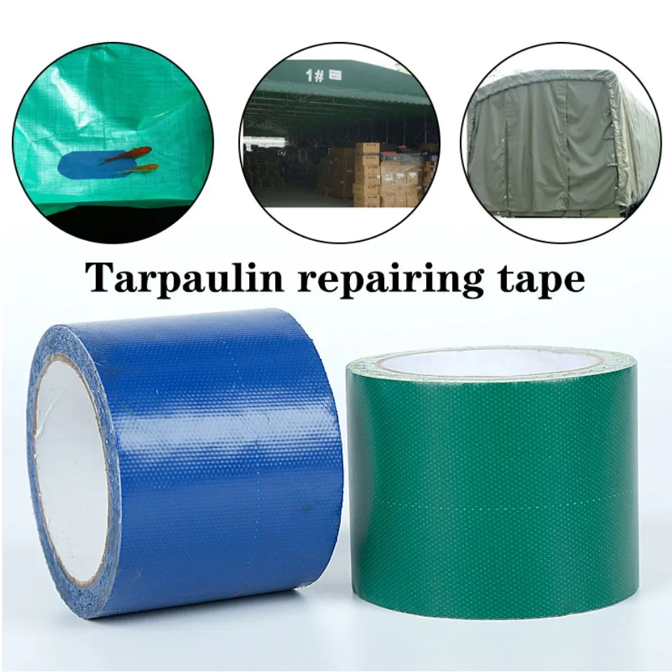 Tarpaulin Repair Tape 3.15" X 16', PVC Waterproof RV - View #7