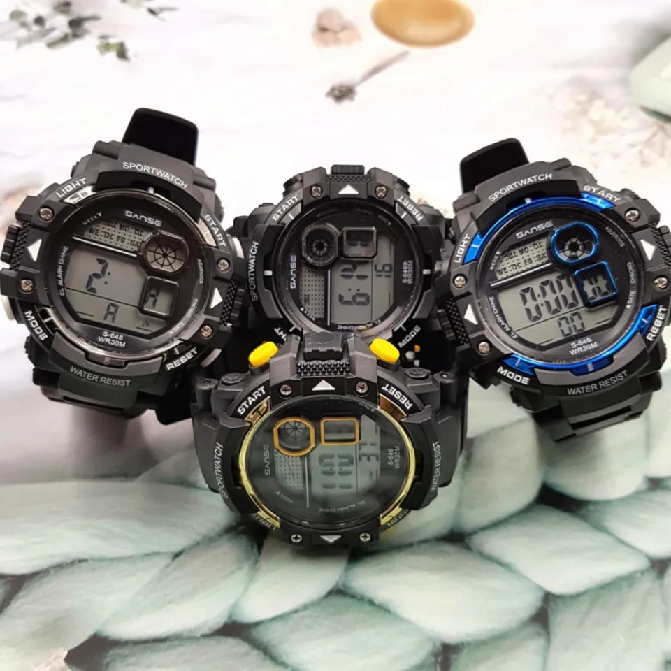 H-onhx Led Digital Watch A Variety Of Styles Of Cool Sports Electronic  Watches With 4 Buttons Life Waterproof Watch - Walmart.com