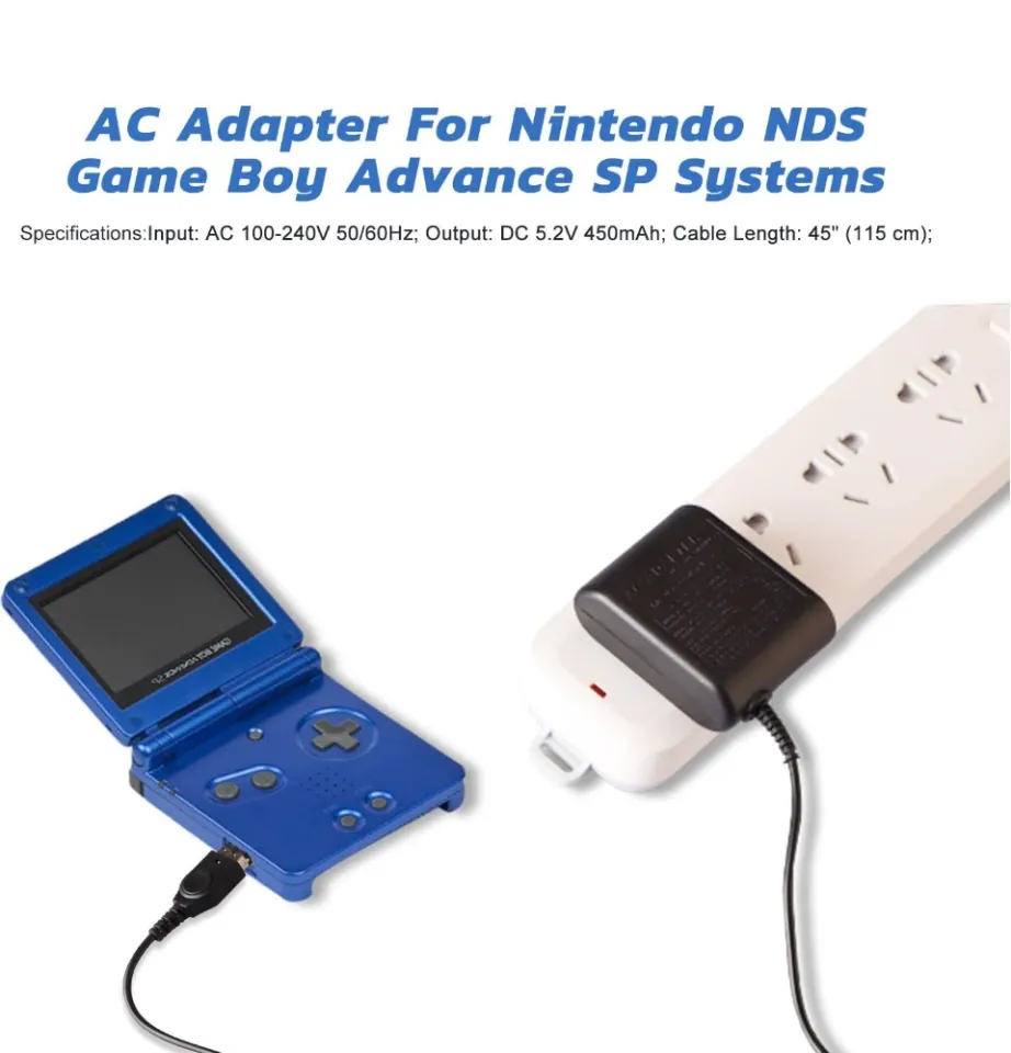 Charger for Gameboy Advance SP AC Adapter for Nintendo DS and