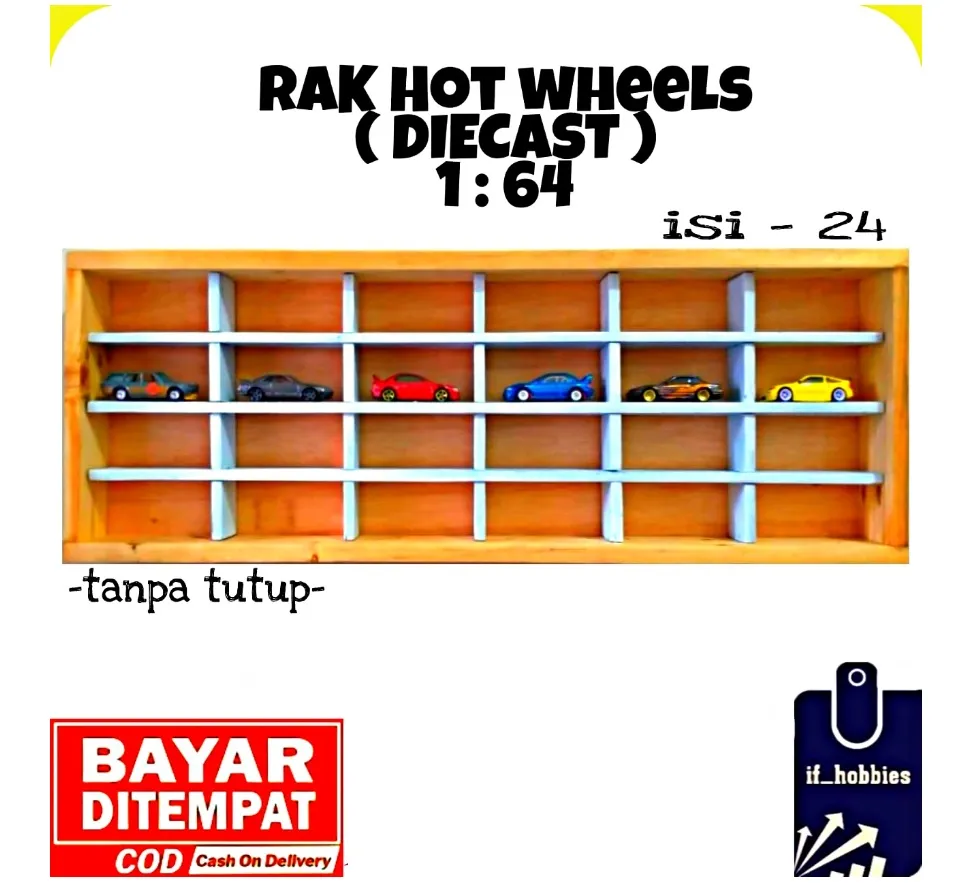 Rak best sale hotwheels kayu