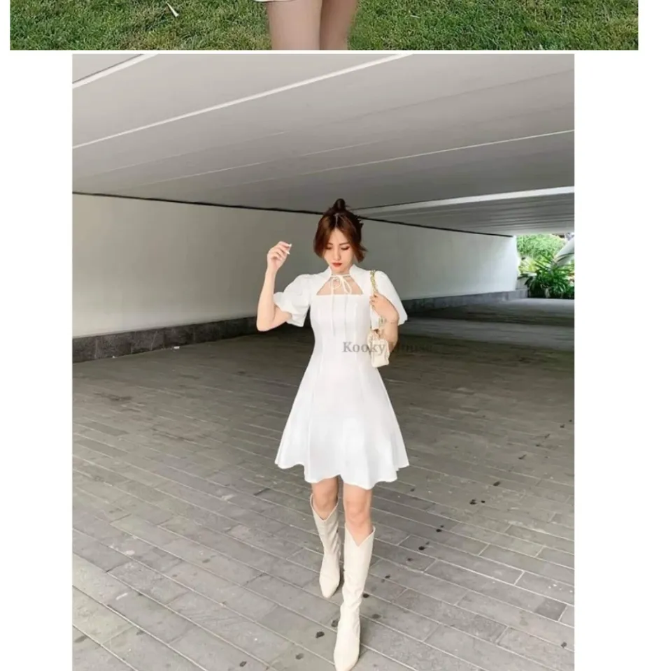 Chân váy nữ cá tính dây kéo khoen tròn - VN773 | thoitrangxitin.com