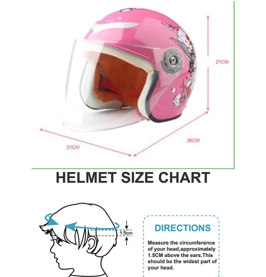 Design Cartoon Kids Motorcycle Helmet with Visor Full Face Bike