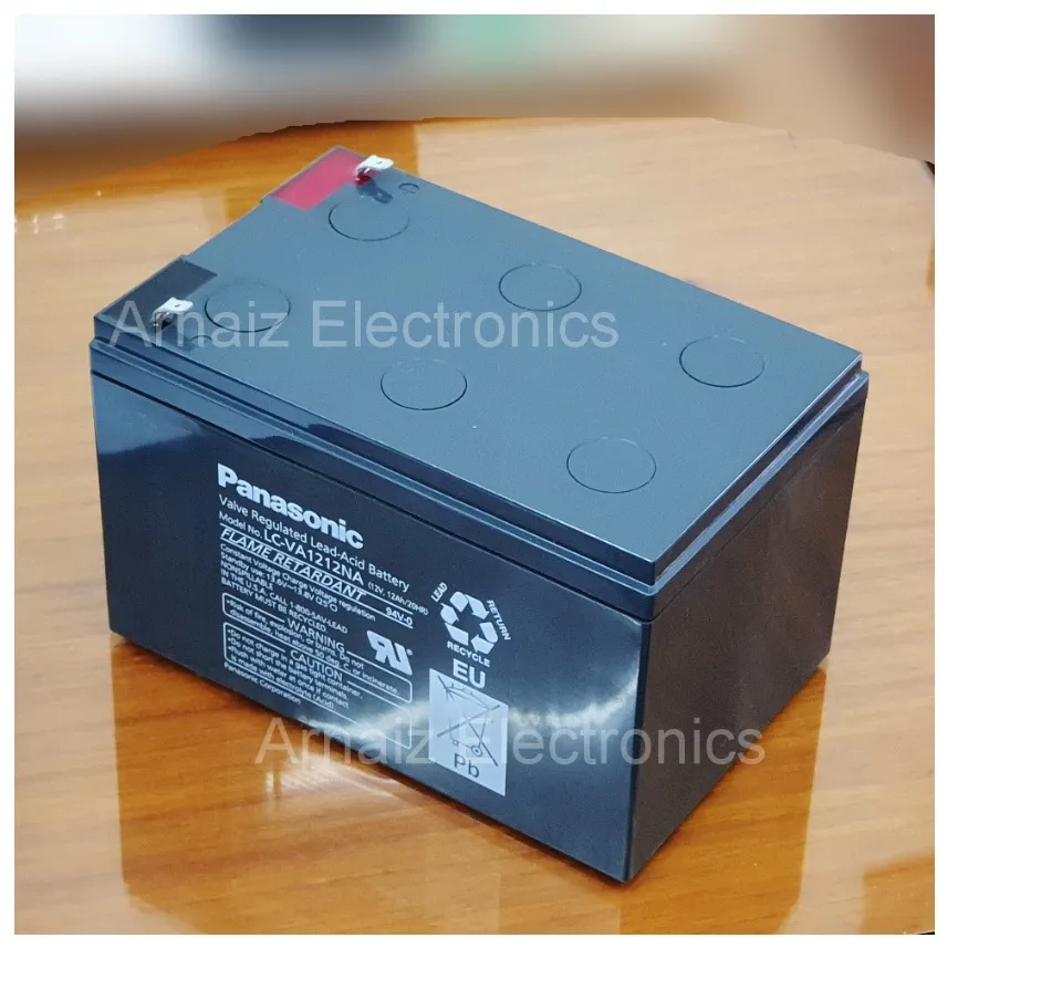 パーツ Panasonic - Panasonic 12Ah Good working condition !! Panasonic E-Bike Battery 12V 12Ah 20hr 12 Volts 12 Ampere LC
