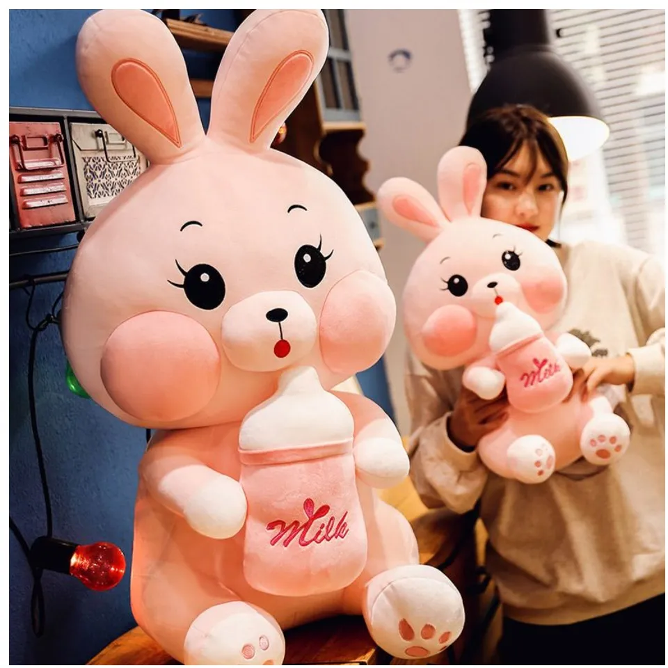 Boneka Stuffed Bunny Plush Aesthetic Rebit doll boneka Mewah/cocok