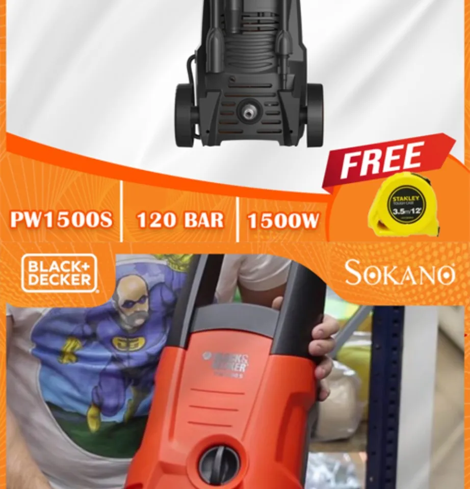 Black & decker high store pressure washer pw1500s