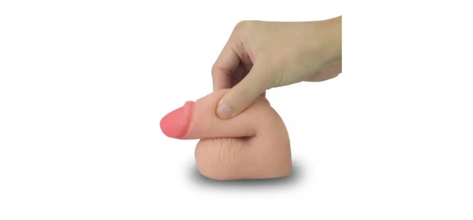 dune popcorn bucket sex toy Packer Gear Ribbed FTM Stroker main image 1