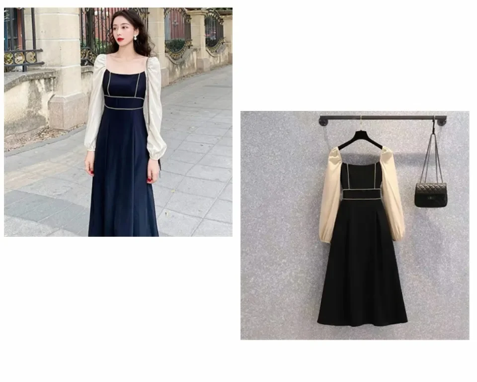 black dress long sleeve for women long dress for woman casual