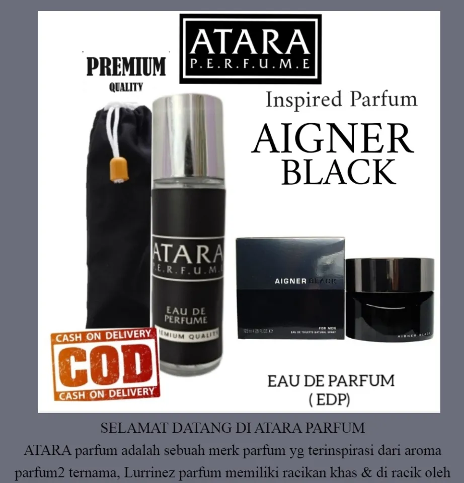 Parfum Pria Tahan Lama Farfum Pria PARFUM AIGNER BLACK MEN Wangi