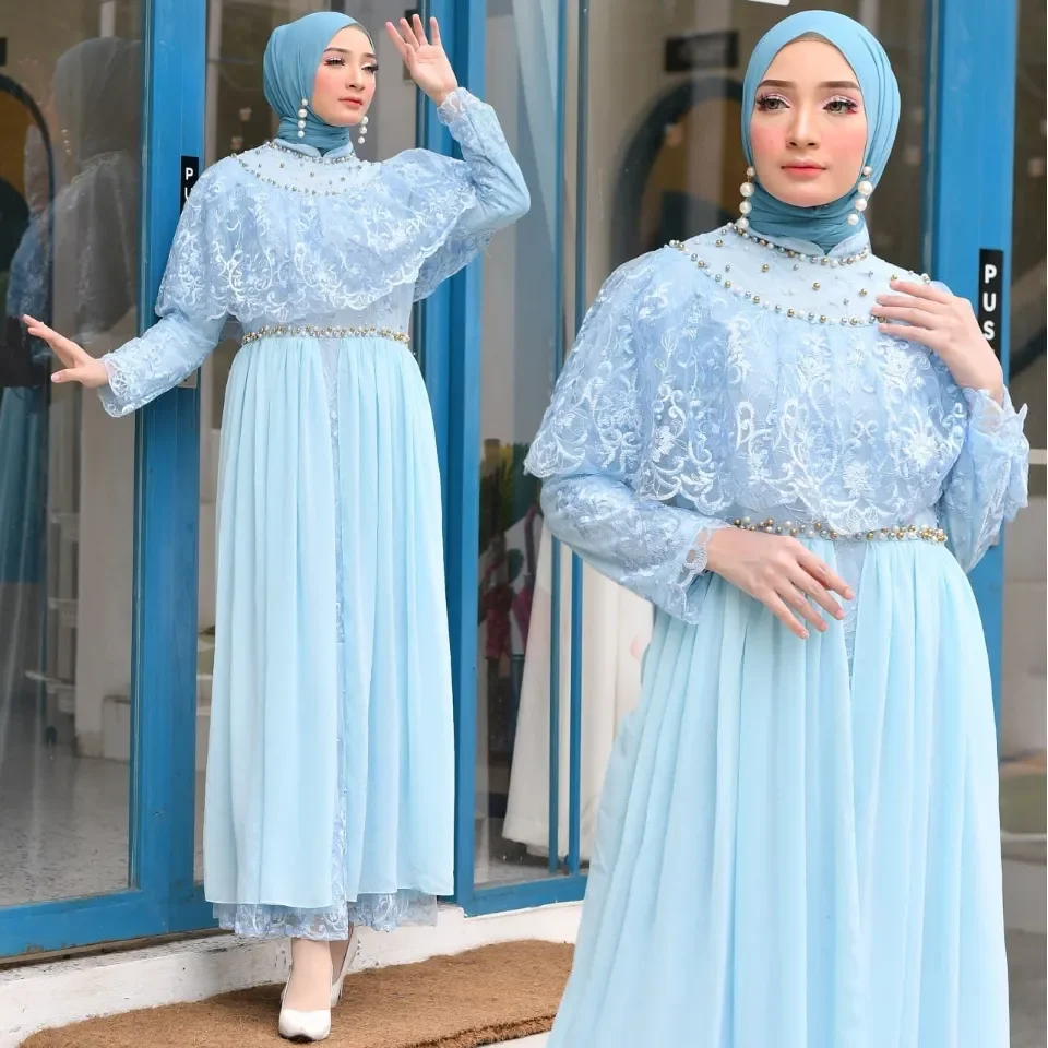 Dress pesta best sale hijab modern