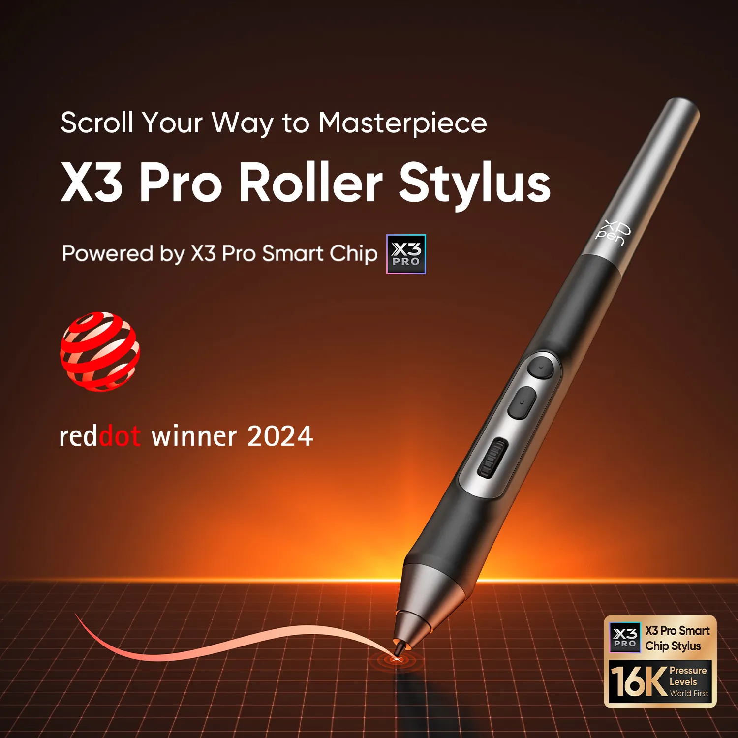 XPPen Artist Pro 19 (Gen 2) เมาส์ปากกา จอวาดรูป (4K) ขนาด 19 นิ้ว แรงกดปากกา 16,384 ระดับ