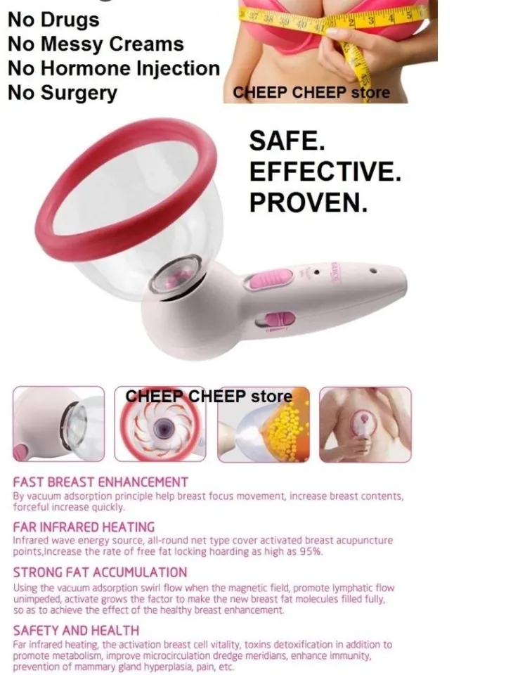 Far Infrared Electric Breast Enhancer Machine Breast Bigger