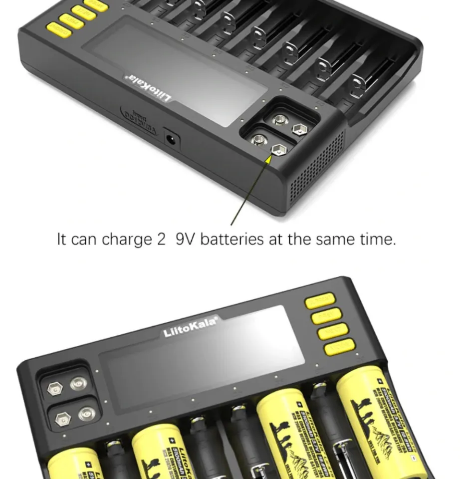 LiitoKala Lii-S8 バッテリー充電器 リチウムイオン 充電器 LiitoKala