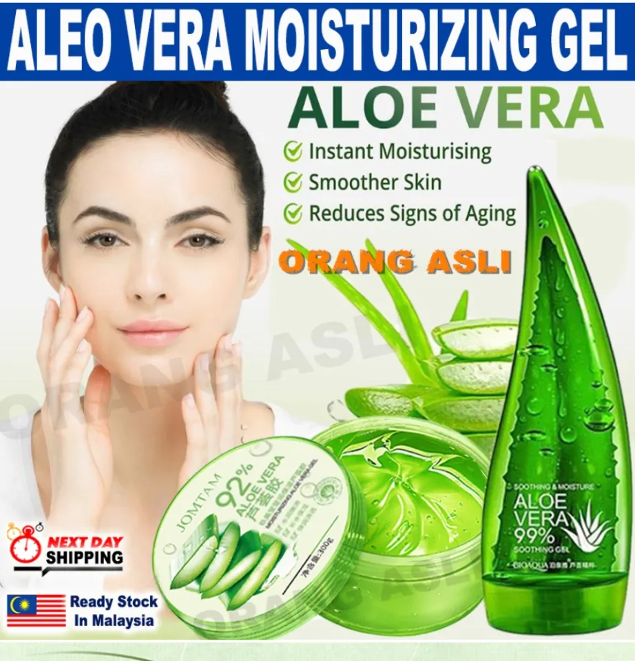 Aloe Vera Gel for Natural Skin Care,100% Organic Aloe Gel Formula for After  Sun Repair Skin,Sunburn Relief,Face, Hair, Daily Moisturizer, Aftershave  Lotion,Burn Care - 8.5 fl.oz 