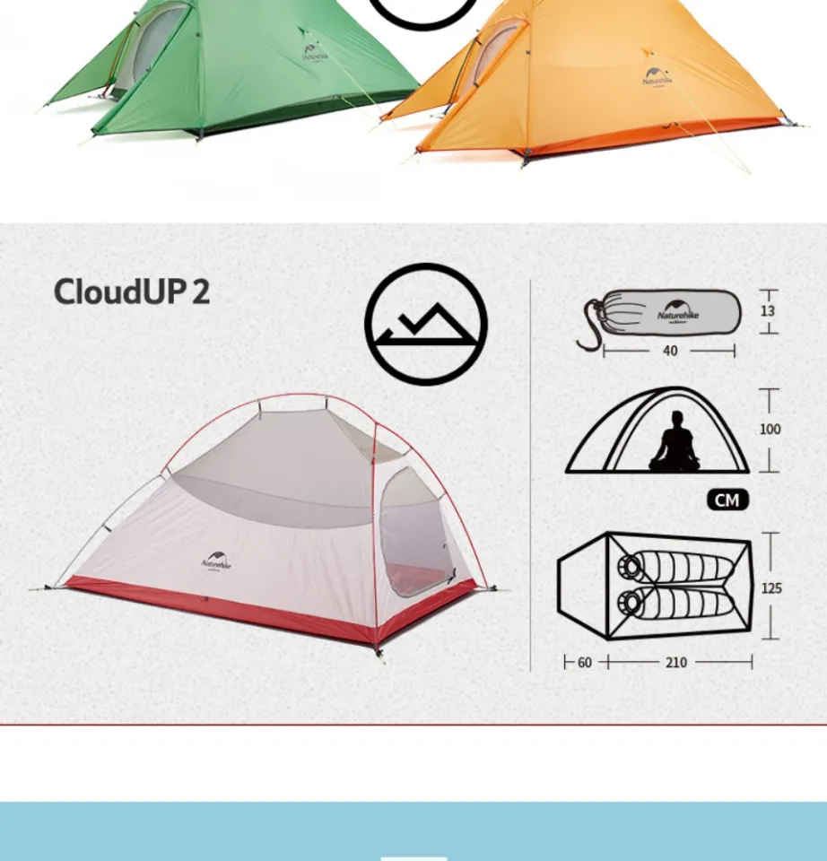 Naturehike Cloud UP 2X Ultralight Tent - Lazada | Lazada PH