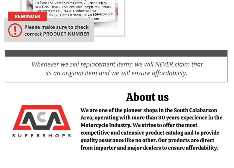 CT 100/CT100 Rocker Arm Shaft DU101191 (BAJAJ GENUINE PARTS