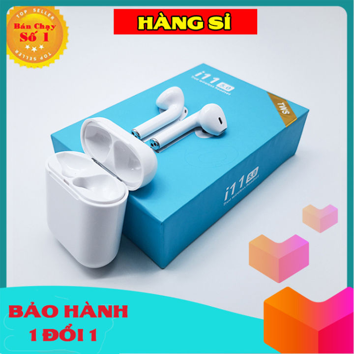 [HÀNG XỊN] Tai Nghe Bluetooth 5.0 i11 TWS, Tai nghe Bluetooth không dây 5.0 i11 TWS - Bảo hành 12 Tháng, Lỗi 1 đổi 1 trong 30 ngày đầu - Tai nghe không dây, tai nghe giá rẻ, tai nghe bluetooth không dây, tai nghe bluetooth cho IOS và Android
