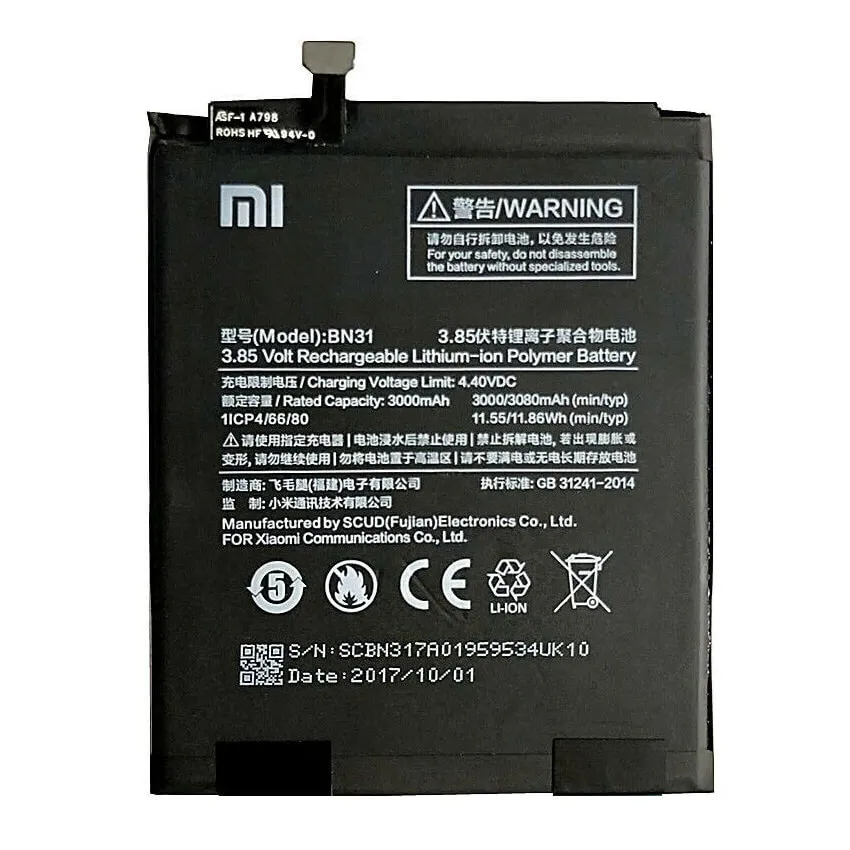 Lithium Polymer Y2 Redmi Battery ORIGINAL 100% Baterai Batre HP