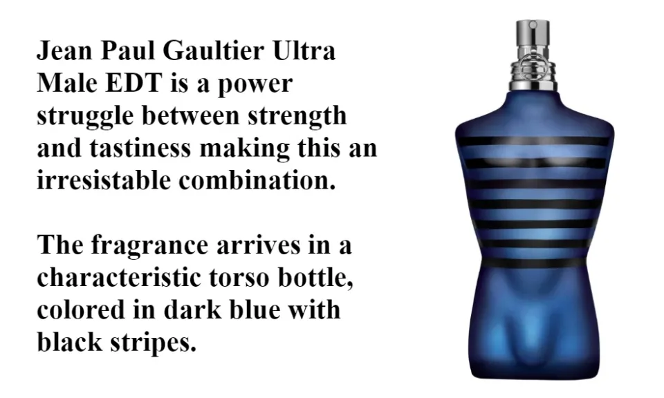 Jean Paul Gaultier Ultra Male 香水 125ml Buy Jean Paul Gaultier Jean Paul Gaultier Le Male Ultra EDT 125ML