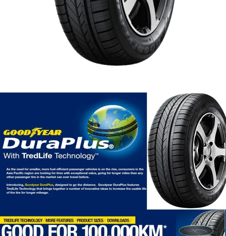 Goodyear 165 80 R13 83T Duraplus Tire Lazada PH