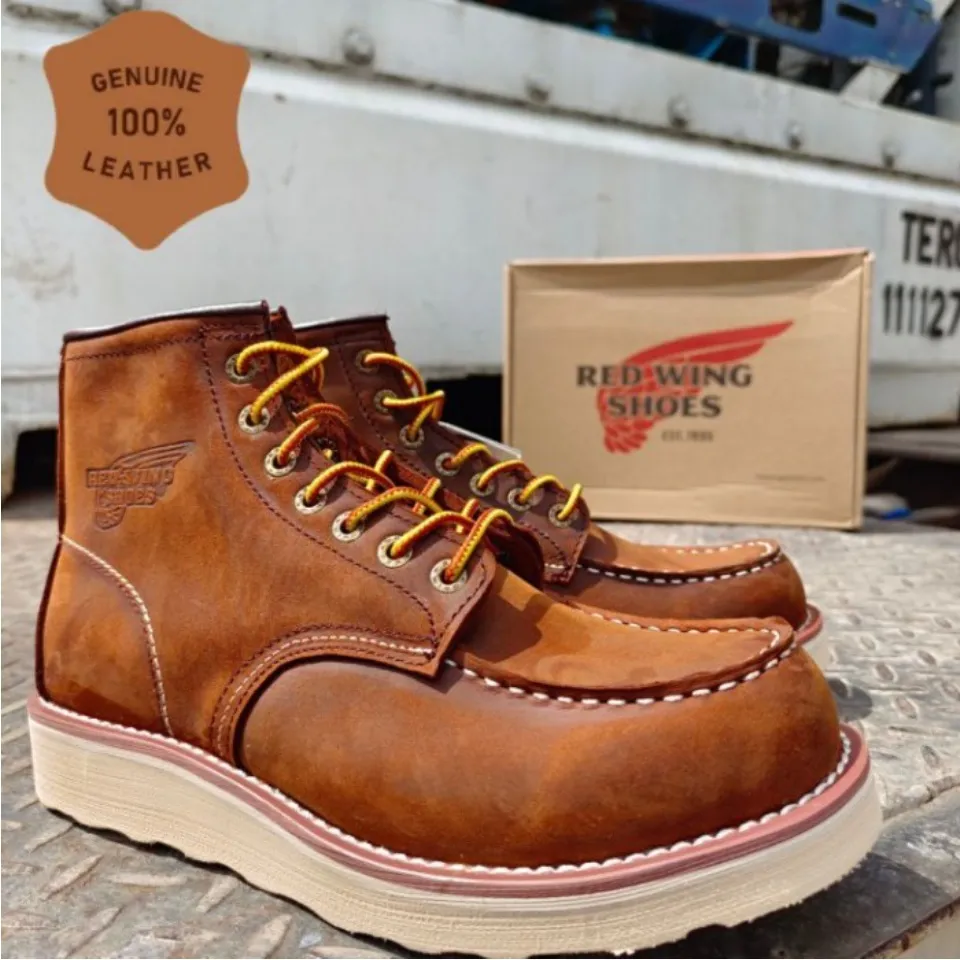 Sepatu boot deals red wing