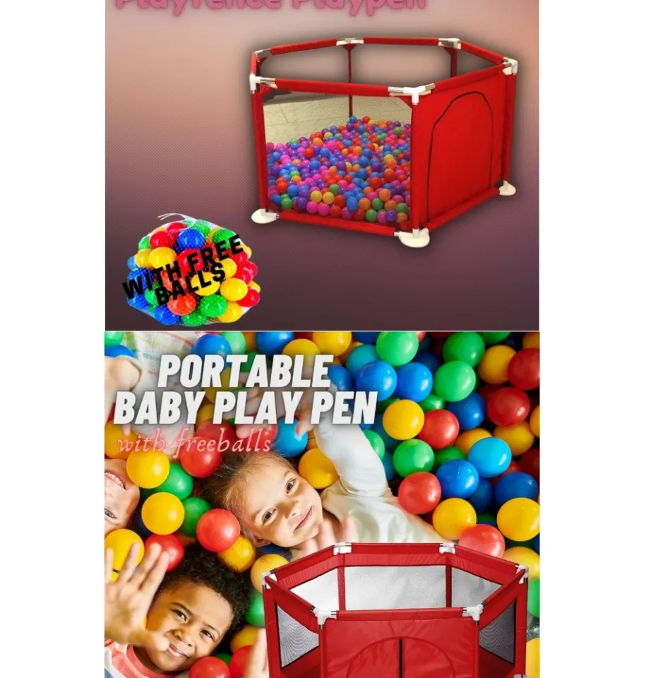 Playpen with balls for hot sale babies