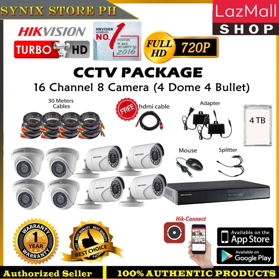 HIKVISION CCTV PACKAGE 16 channel digital video recorder DVR with