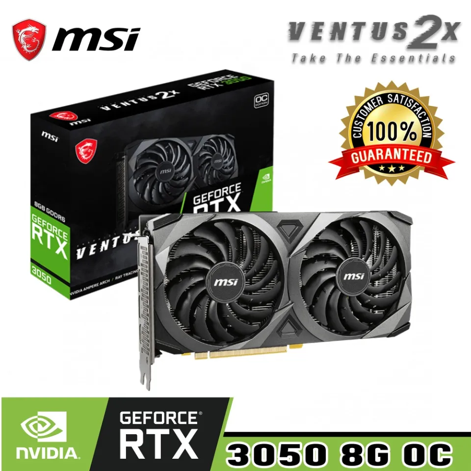 MSI Geforce RTX 3050 VENTUS 2X 8G GDDR6 OC | MSI Geforce RTX 3060 ...