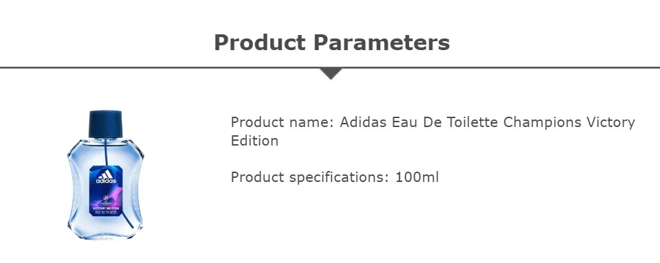 Adidas victory edition discount cologne