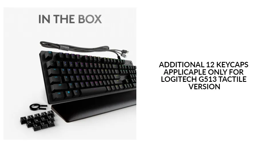Logitech G512 Carbon RGB Mechanical Gaming Keyboard Lazada Singapore