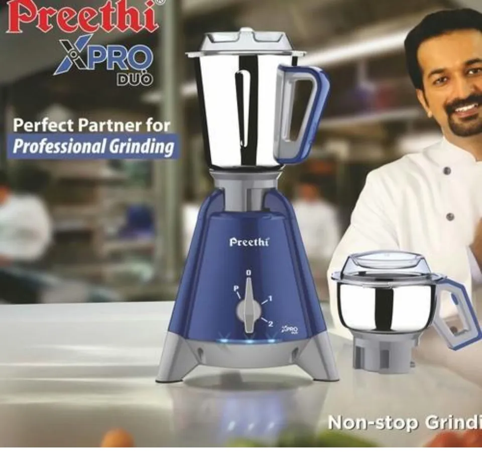 PREETHI XPRO DUO-1300W-HIGH PERFORMANCE/2 JAR 1300W High