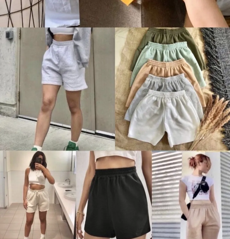 ALORA CLO Cool and Nice Fabric Korean Inspired Boyfriend Shorts