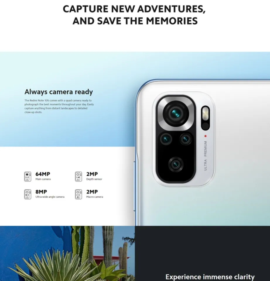 Xiaomi Redmi Note 10S 6GB/8GB RAM 128GB ROM 5000mAh Battery