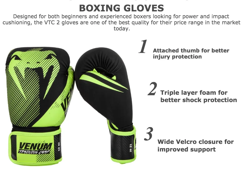 Venum training camp hot sale 2.0 boxing gloves