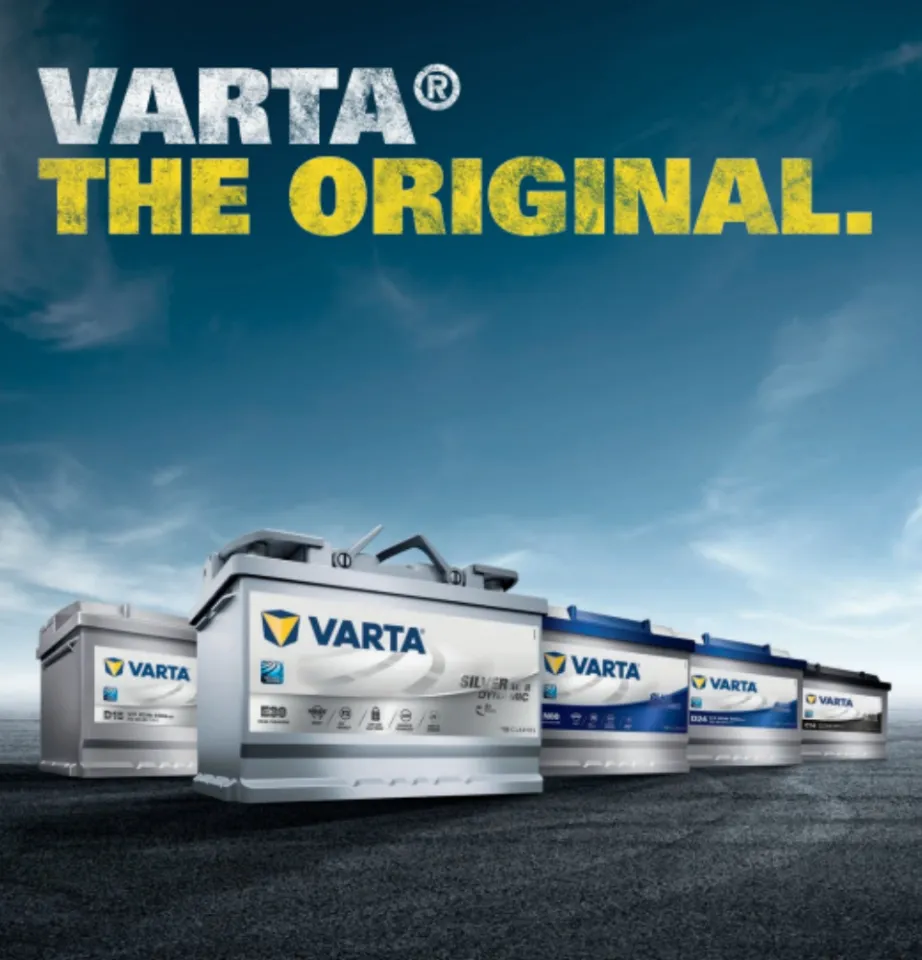 Varta Silver Dynamic AGM LN4 580901080 DIN80 DIN80L AGM Maintenance Free  Car Battery, Made in Korea