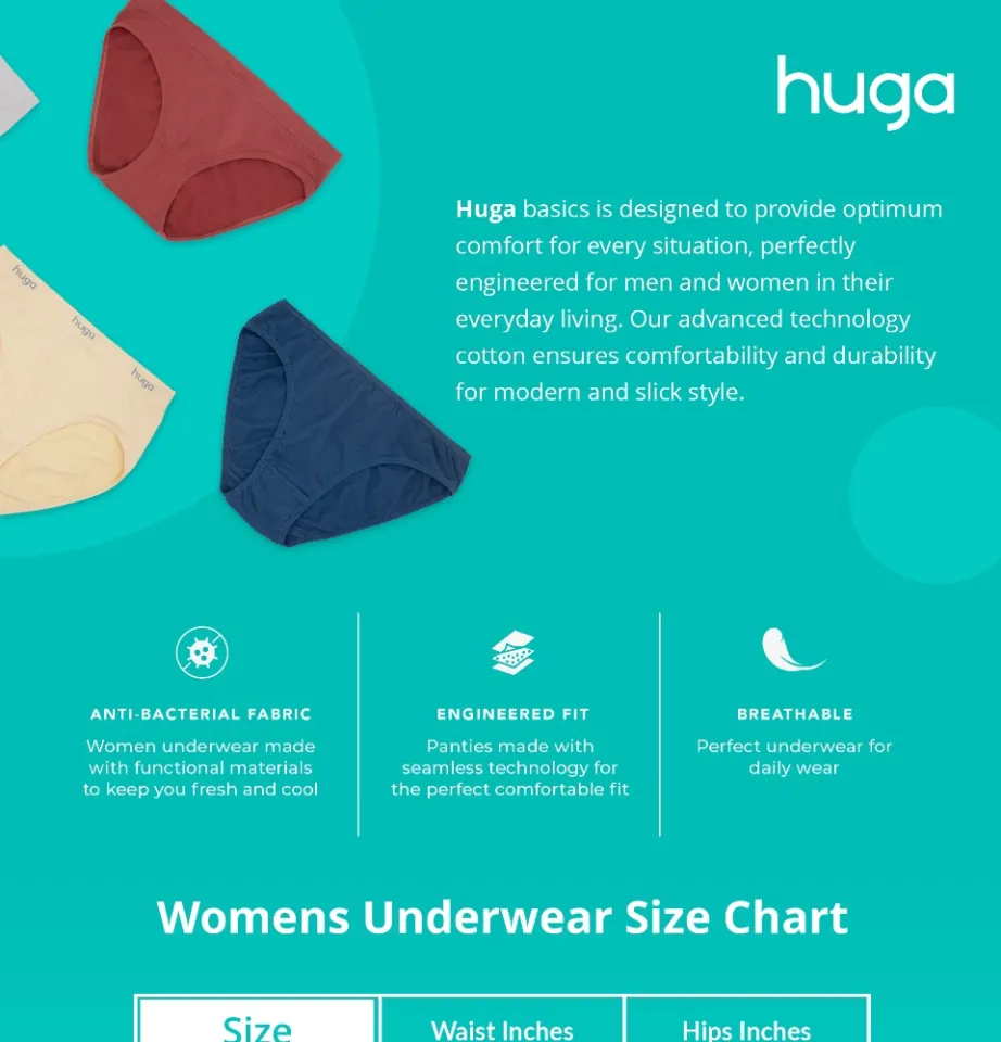 Huga Activewear Women's Basic Nylon Panty